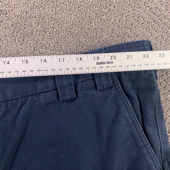 Duluth Trading Co. Cargo Pants Men's 46 x 30 Cotton Blue Utility - Picture 6 of 10